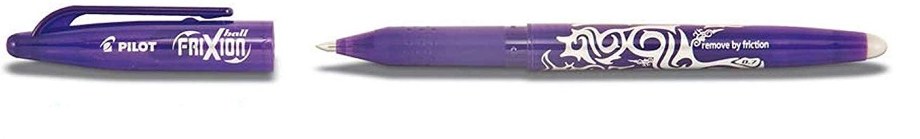 Pióro kulkowe Frixion Ball 0,7mm fioletowe Pilot